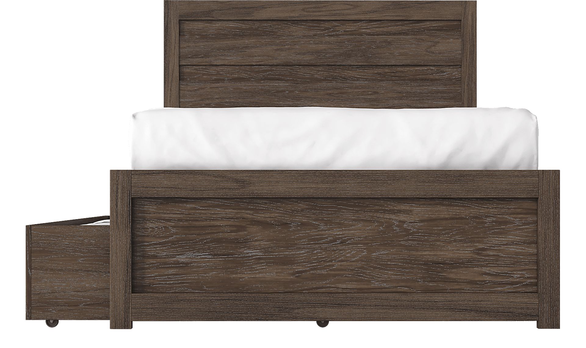 Kids Barringer Place Brown Cherry 3 Pc Full Panel Bed - Image 4
