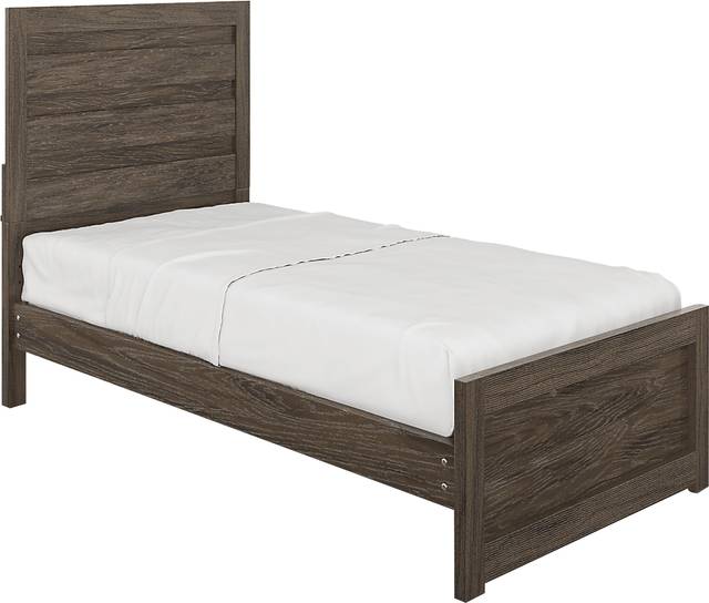 Kids Barringer Place Brown Cherry 3 Pc Twin Panel Bed - Thumbnail - Image 1