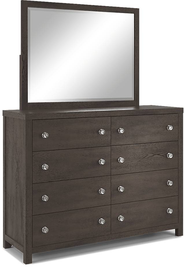 Kids Barringer Place Brown Cherry Dresser & Mirror Set - Thumbnail - Image 2