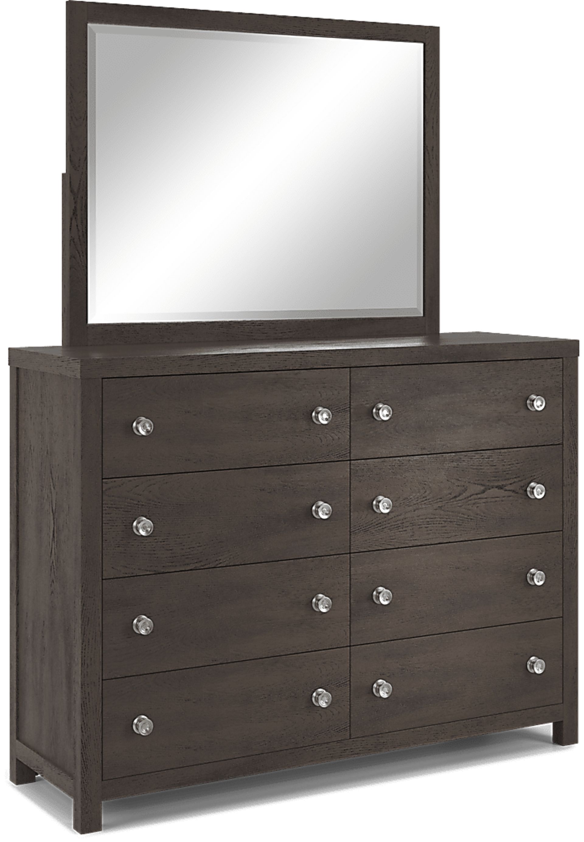 Kids Barringer Place Brown Cherry Dresser & Mirror Set - Image 2