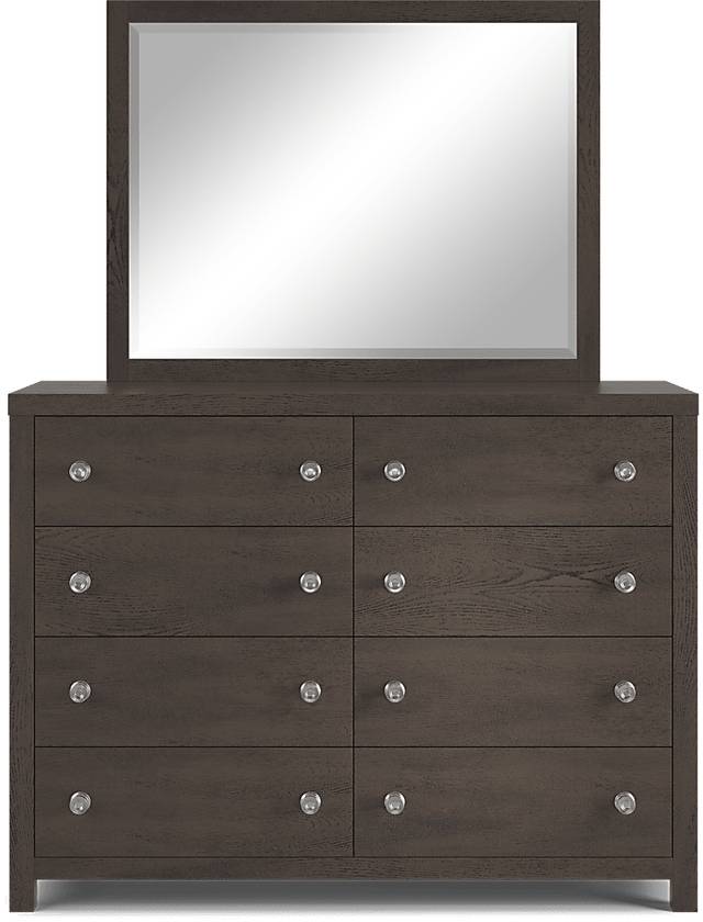 Kids Barringer Place Brown Cherry Dresser & Mirror Set - Thumbnail - Image 1