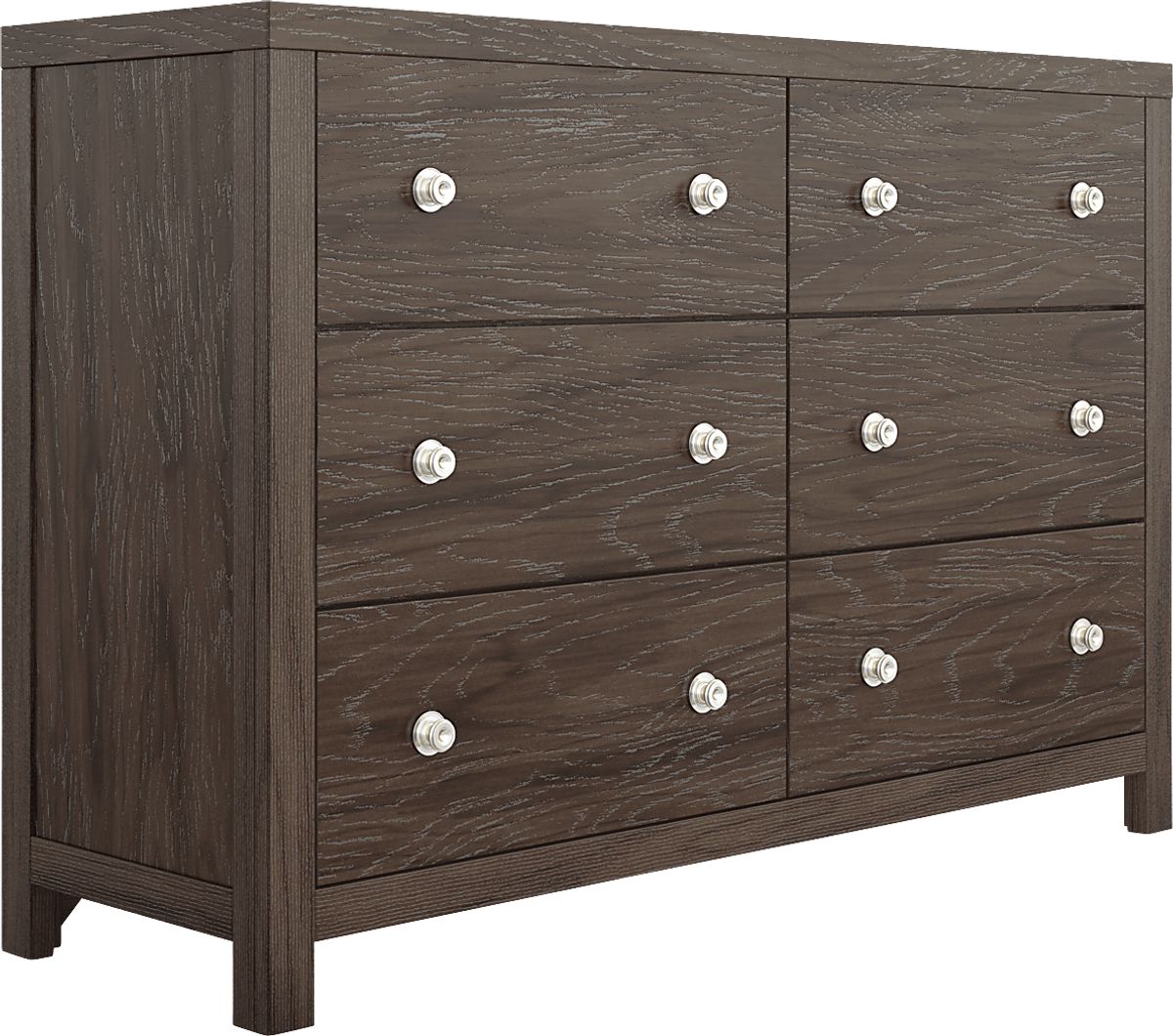 Barringer Place Brown Cherry Dark Wood Dresser Rooms to Go