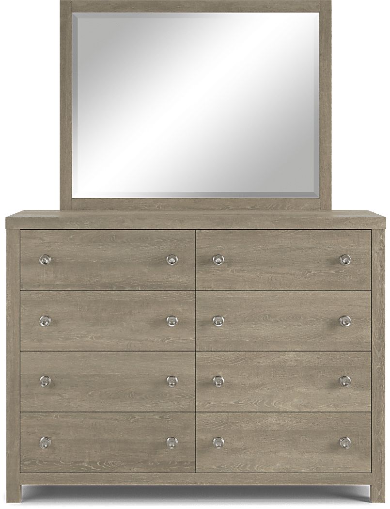 Kids Barringer Place Gray Dresser & Mirror Set Rooms To Go
