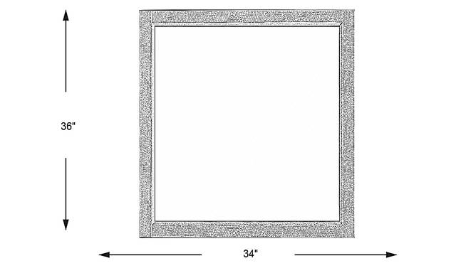 Dimension Image. Please refer to the Dimension Tab on this page for dimension details.