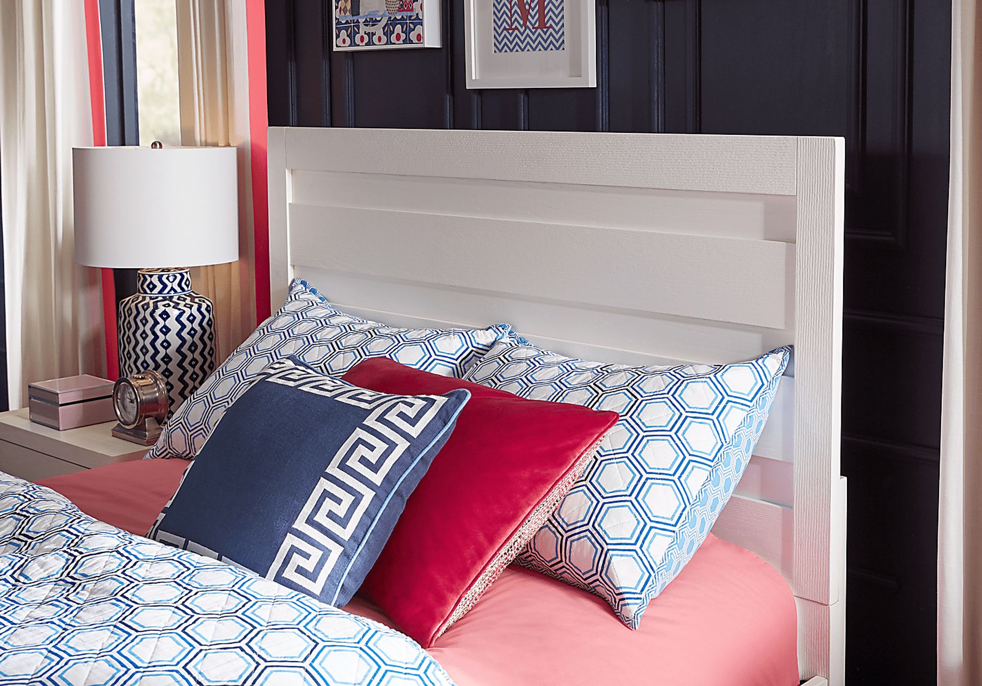 Kids Barringer Place White 3 Pc Full Panel Bed - Image 3