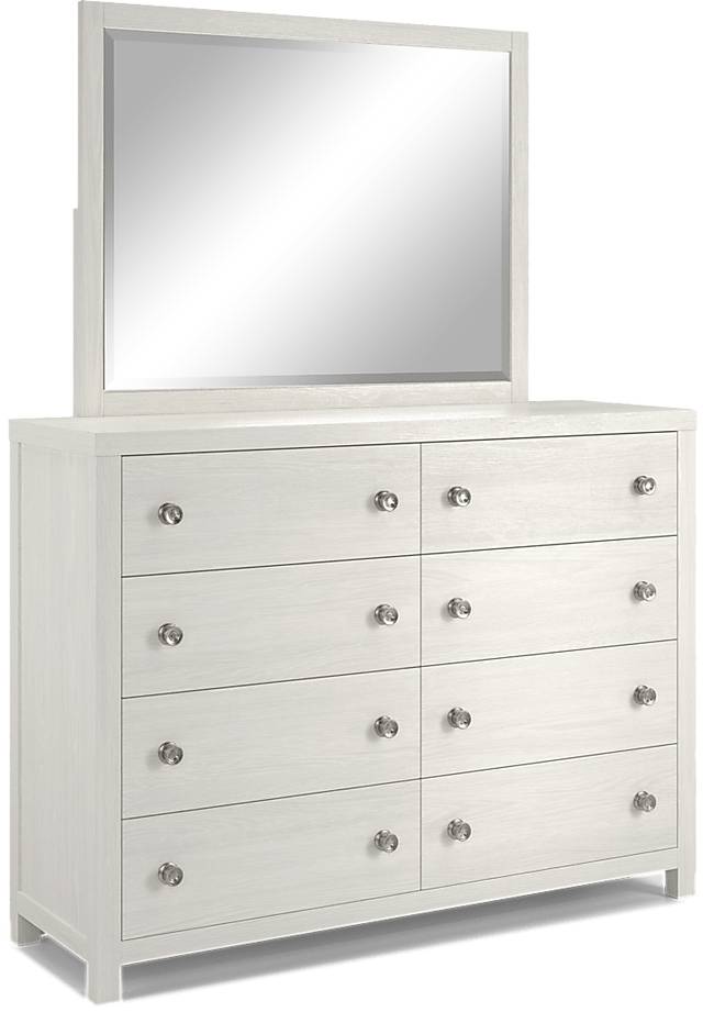 Kids Barringer Place White Dresser & Mirror Set - Thumbnail - Image 2