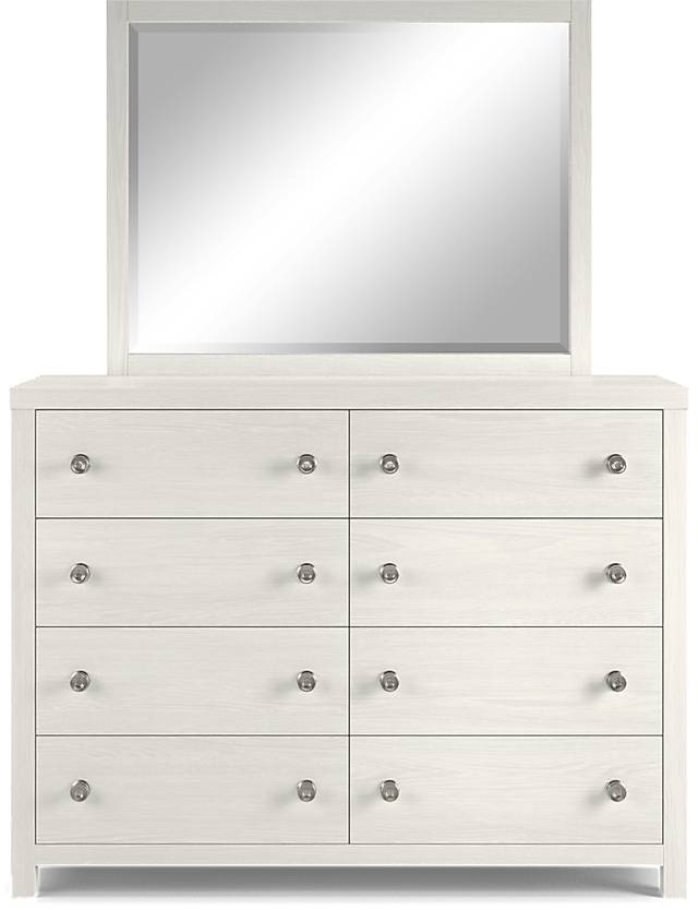 Kids Barringer Place White Dresser & Mirror Set - Thumbnail - Image 1