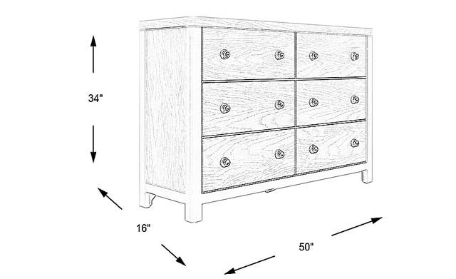 Dimension Image. Please refer to the Dimension Tab on this page for dimension details.