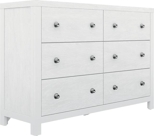 Kids Barringer Place White Dresser - Thumbnail - Image 1