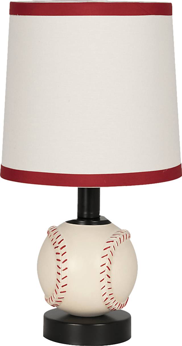 Kids Baseball First White Lamp - Thumbnail - Image 1