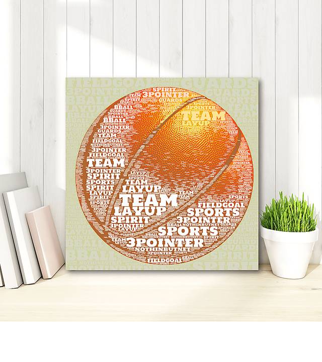 Kids Basketball Jargon Cream Artwork - Thumbnail - Image 2