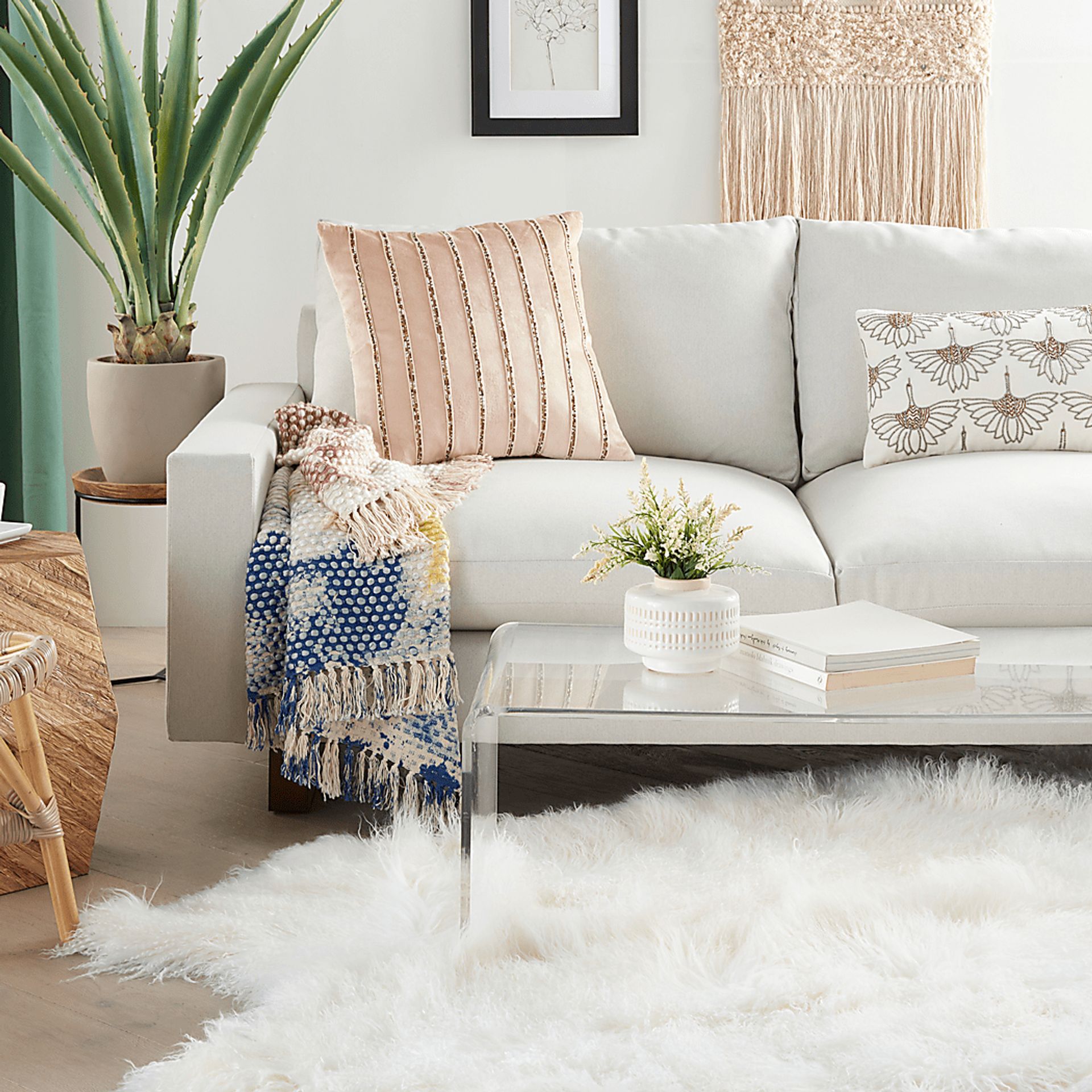 Kids Bassanio Blush Accent Pillow - Image 3