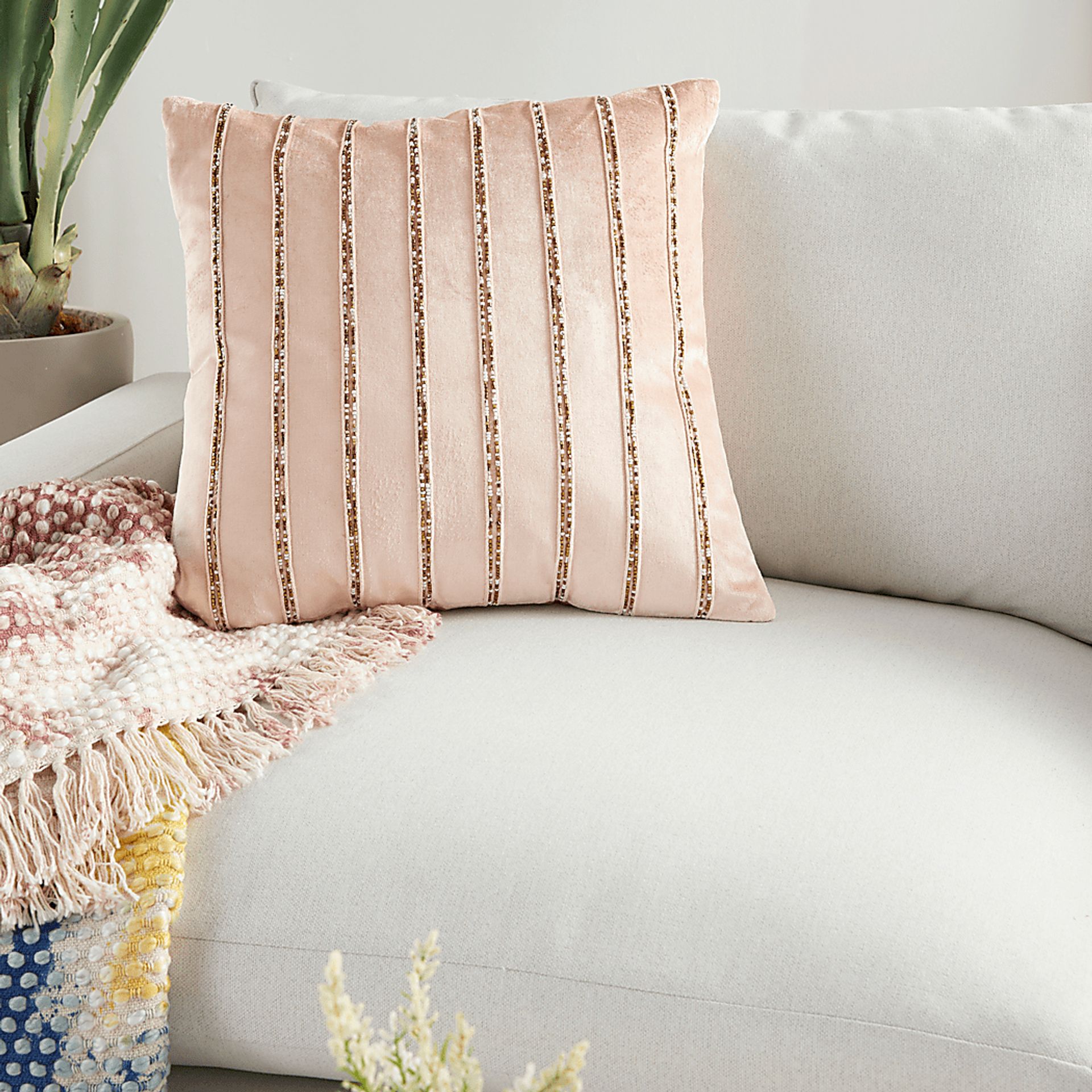 Kids Bassanio Blush Accent Pillow - Image 5