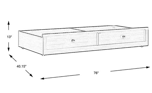 Dimension Image. Please refer to the Dimension Tab on this page for dimension details.