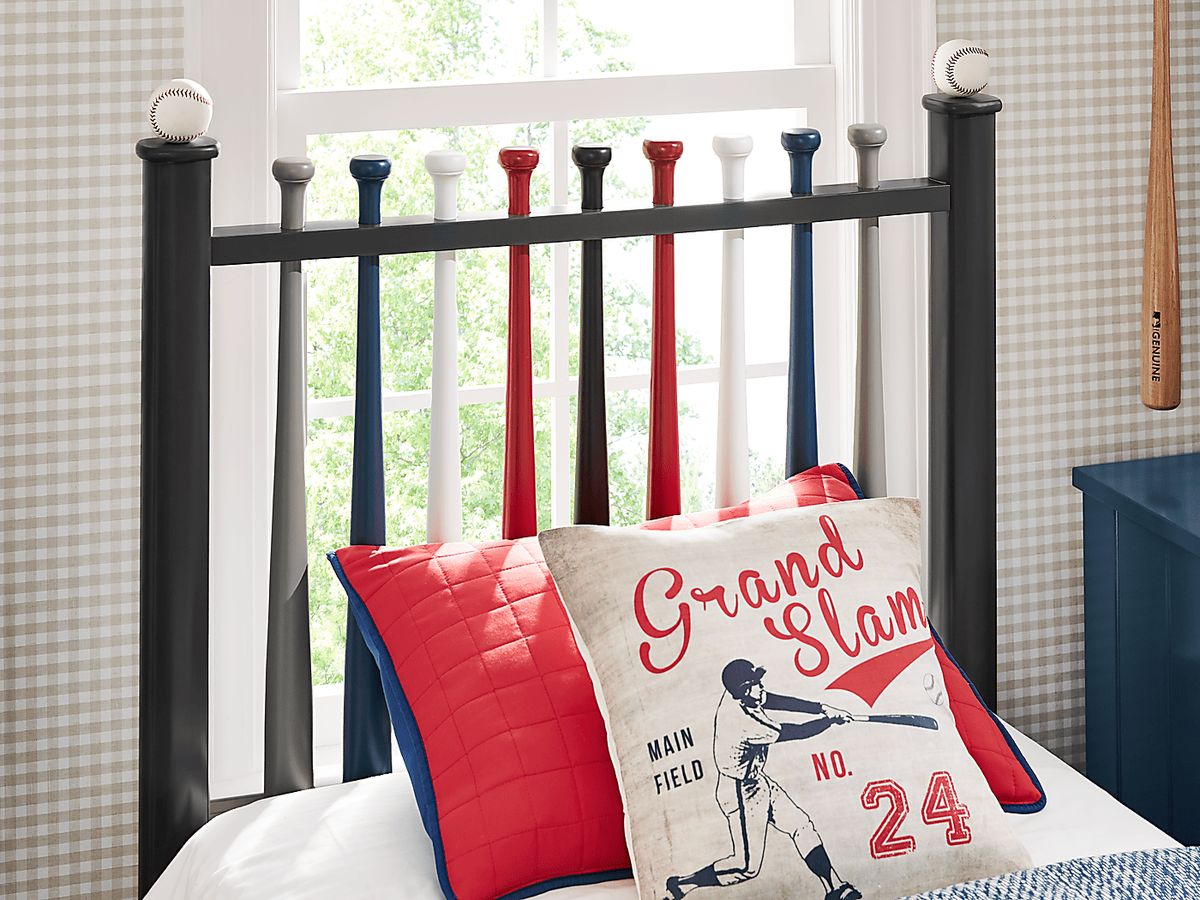 Batter Up 3 Pc Painted Twin Bed | Rooms to Go