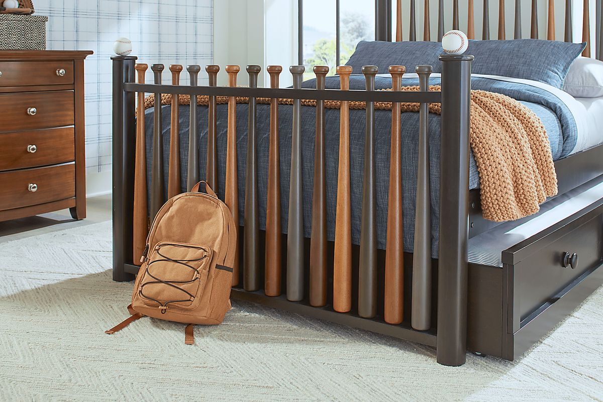 Batter Up 3 Pc Stained Full Bed Rooms to Go