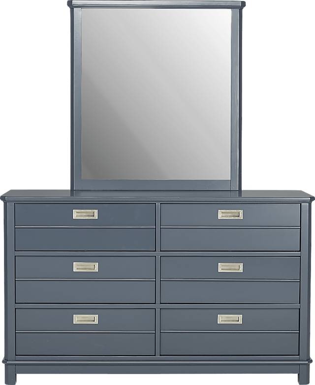 Kids Bay Street Blue Dresser & Mirror Set - Thumbnail - Image 1