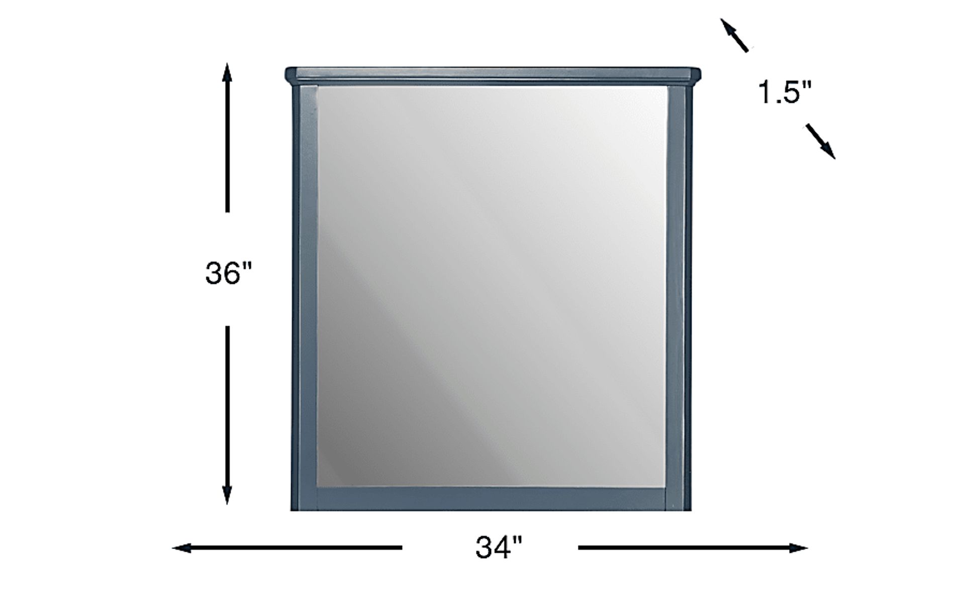 Dimension Image. Please refer to the Dimension Tab on this page for dimension details.