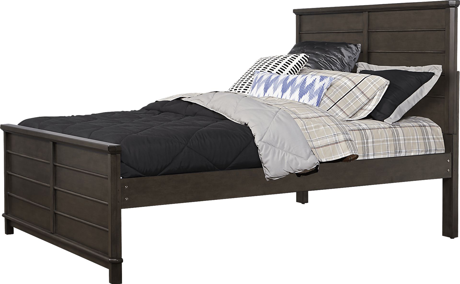 Kids Bay Street Charcoal 5 Pc Full Panel Bedroom - Image 2