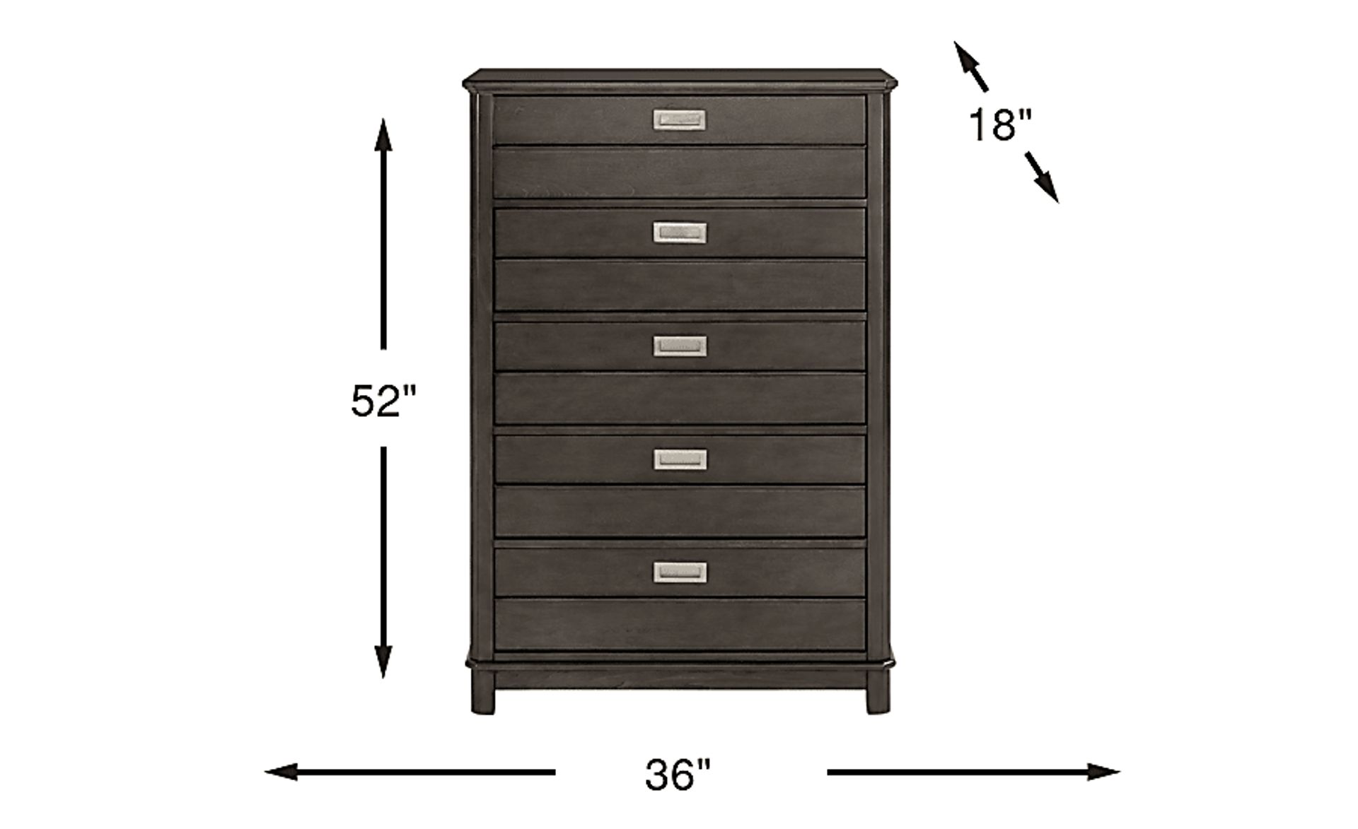 Dimension Image. Please refer to the Dimension Tab on this page for dimension details.
