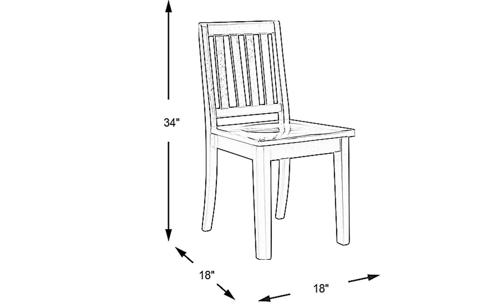 Dimension Image. Please refer to the Dimension Tab on this page for dimension details.