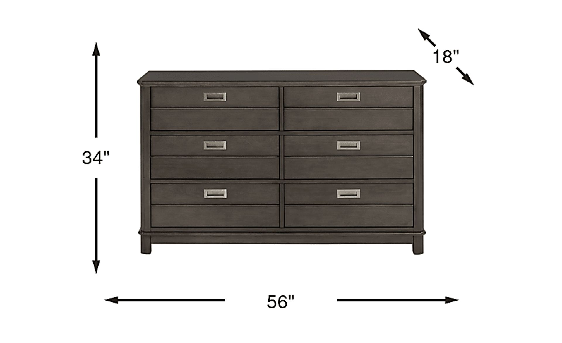 Dimension Image. Please refer to the Dimension Tab on this page for dimension details.