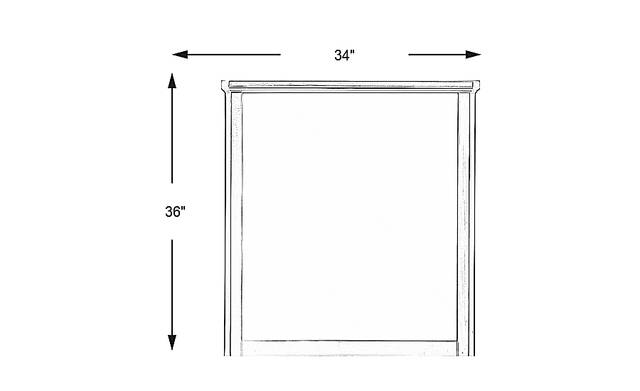 Dimension Image. Please refer to the Dimension Tab on this page for dimension details.