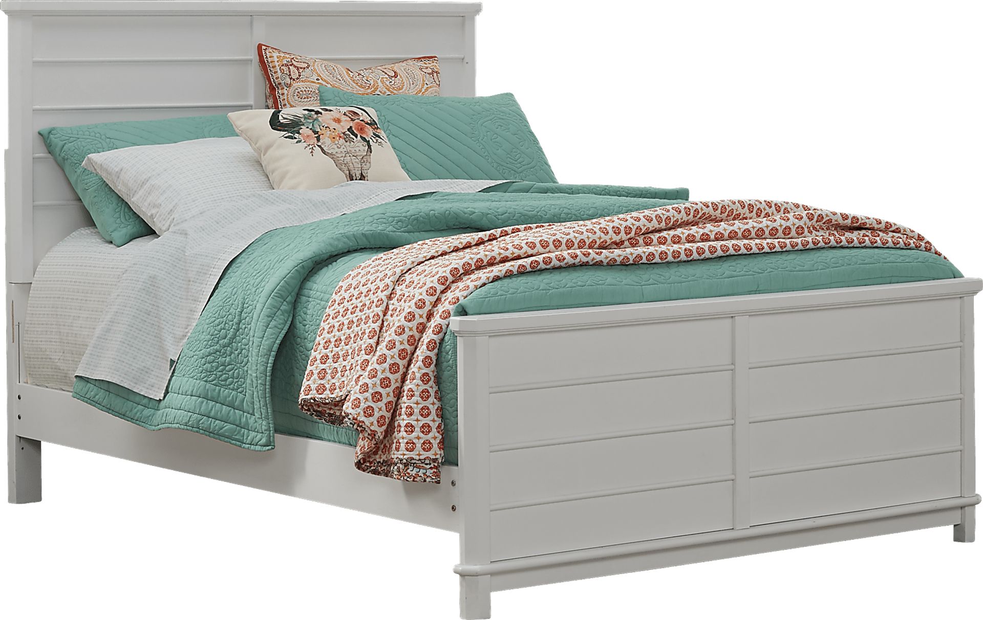 Kids Bay Street White 6 Pc Full Panel Bedroom - Image 2