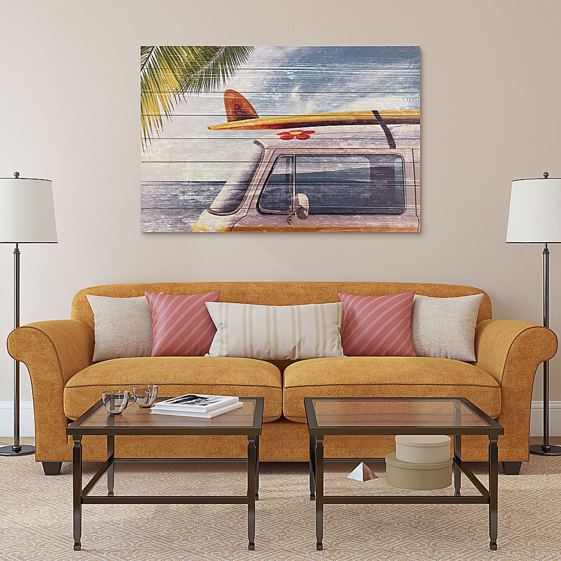 Kids Beach Getaway Blue Wall Art - Image 5