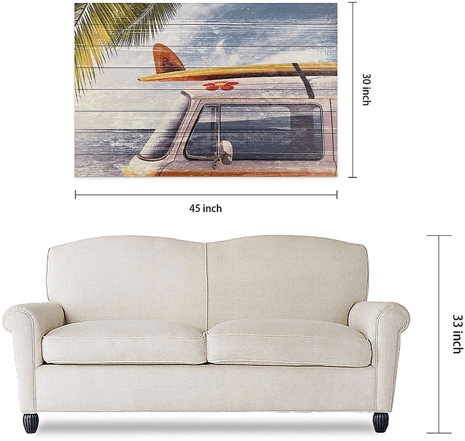 Kids Beach Getaway Blue Wall Art - Image 9
