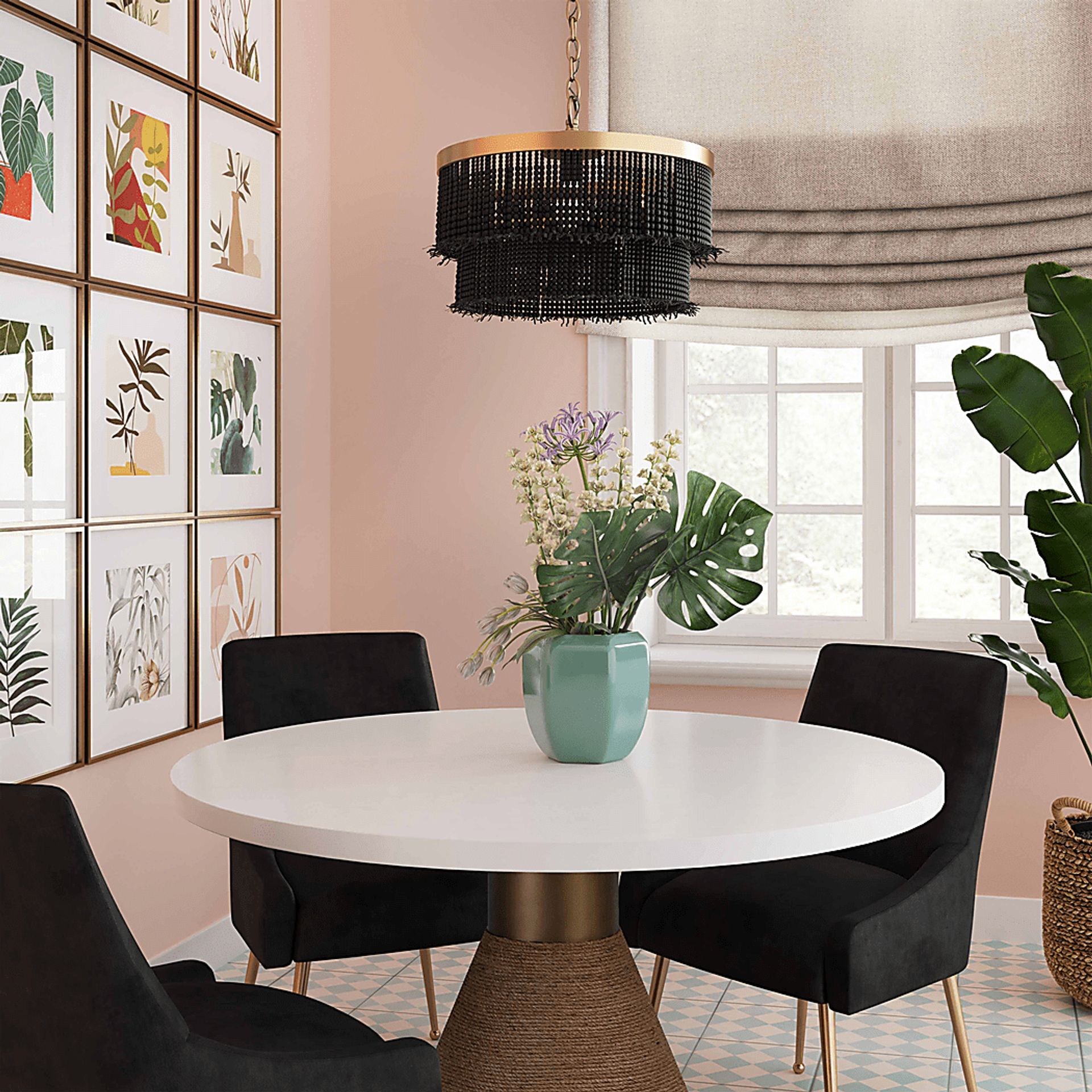 Kids Beadney Black Chandelier - Image 5
