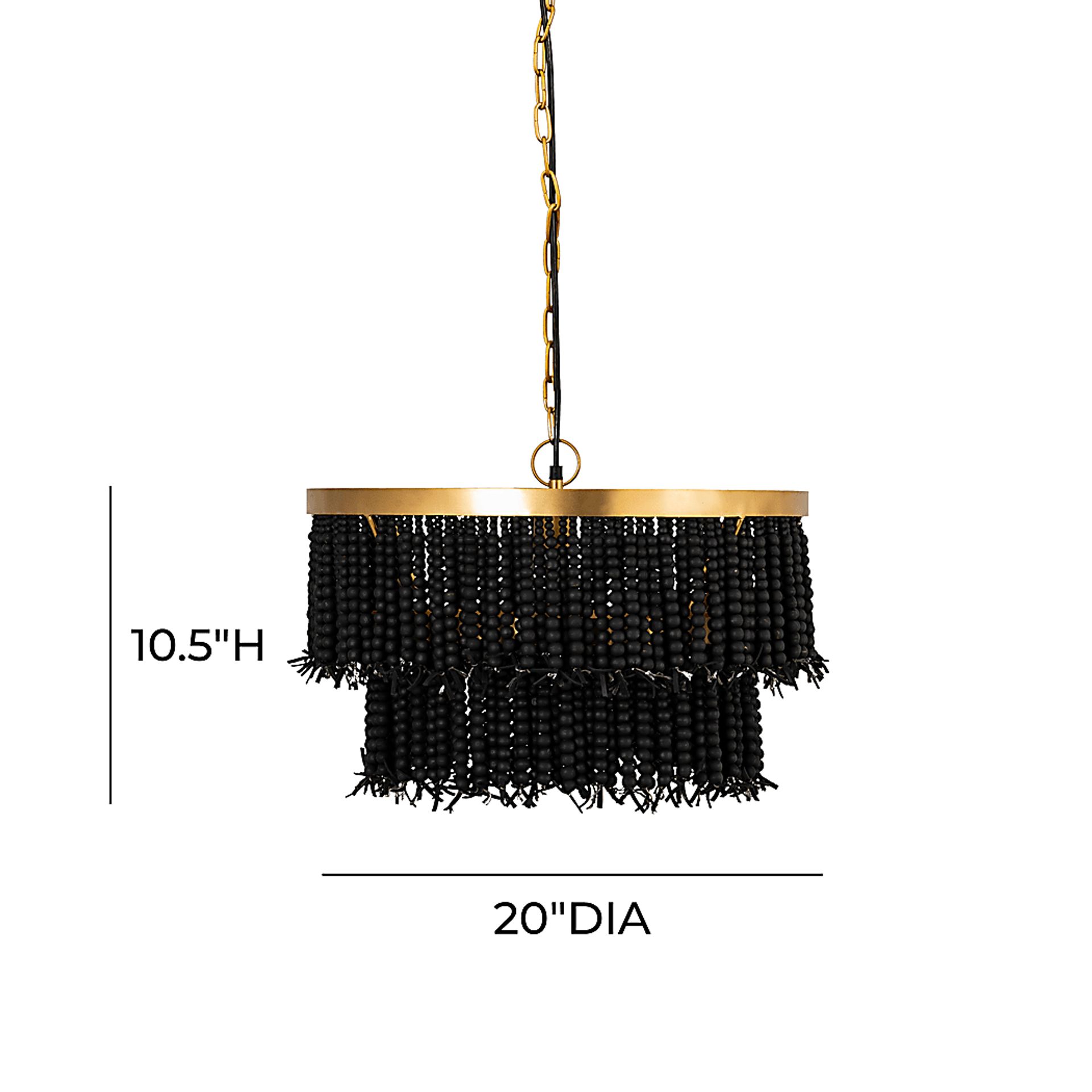 Kids Beadney Black Chandelier - Image 6