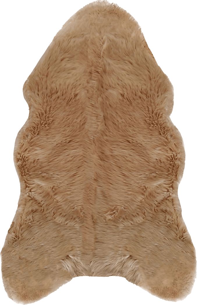 Kids Bear Hug Tan 2'8 x 4'8 Rug