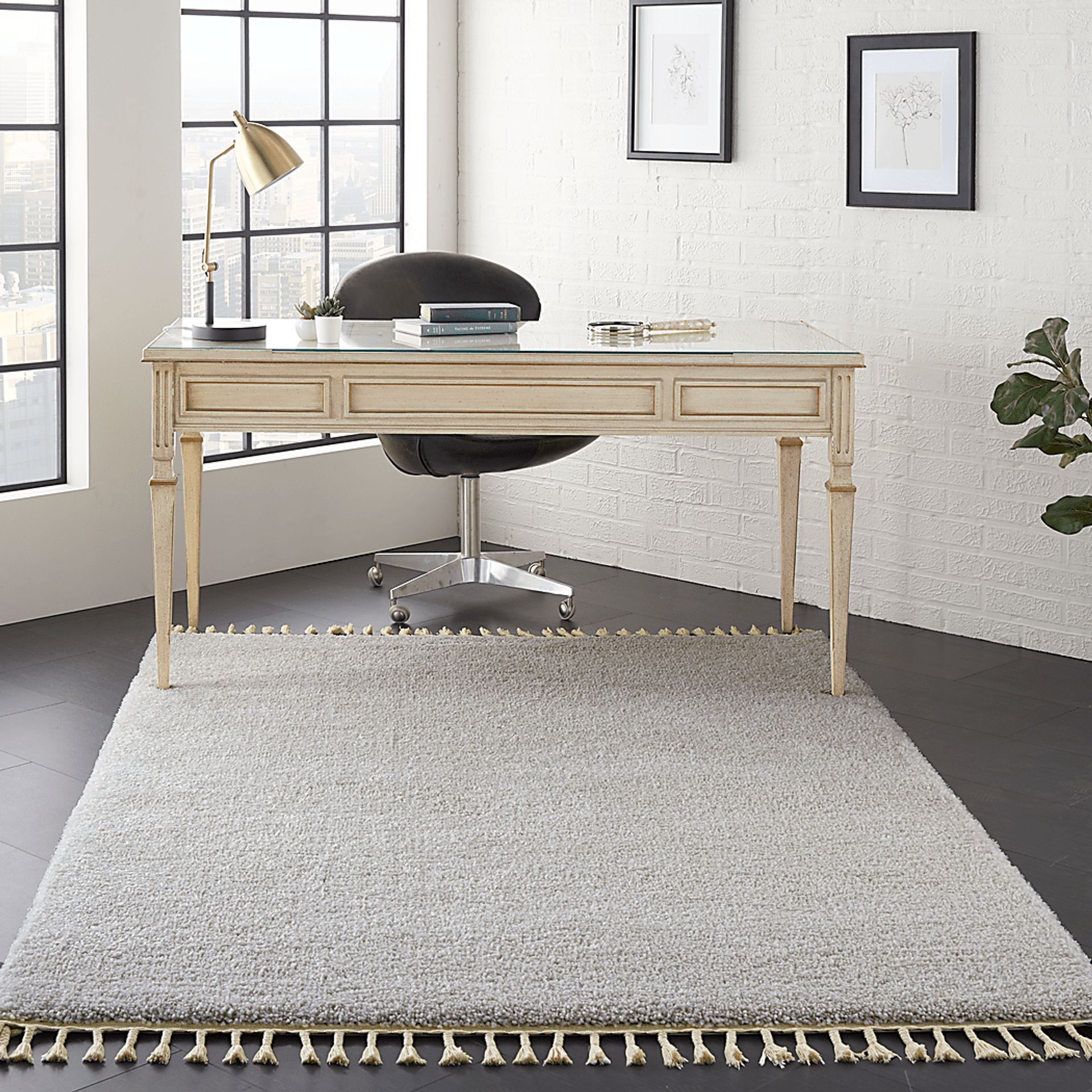 Kids Bedreven Gray 5' x 8' Rug - Image 4