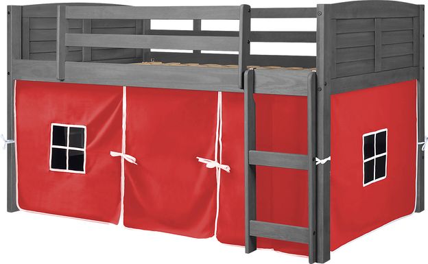 Kids Beland Red Twin Tent Loft Bed