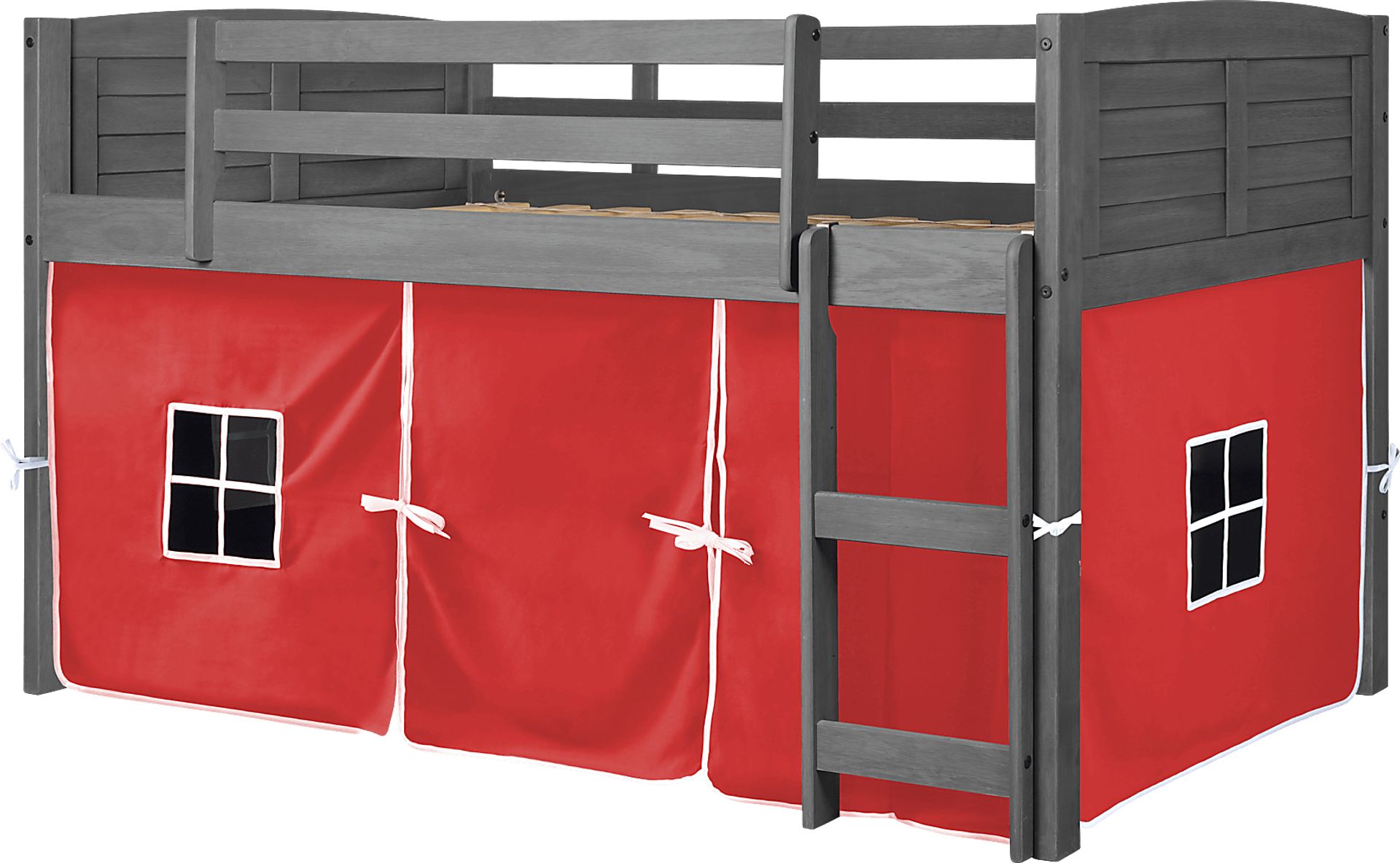 Kids Beland Red Twin Tent Loft Bed - Image 1