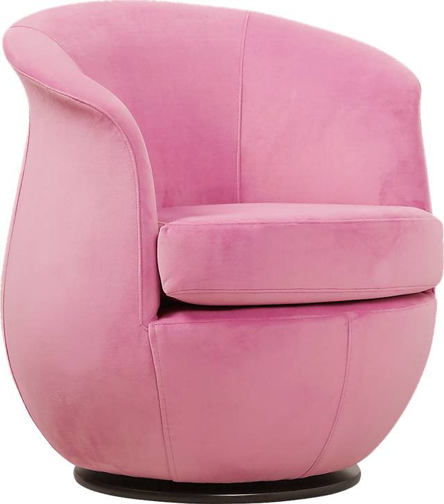 Kids Bella Rose Pink Swivel Chair - Thumbnail - Image 1