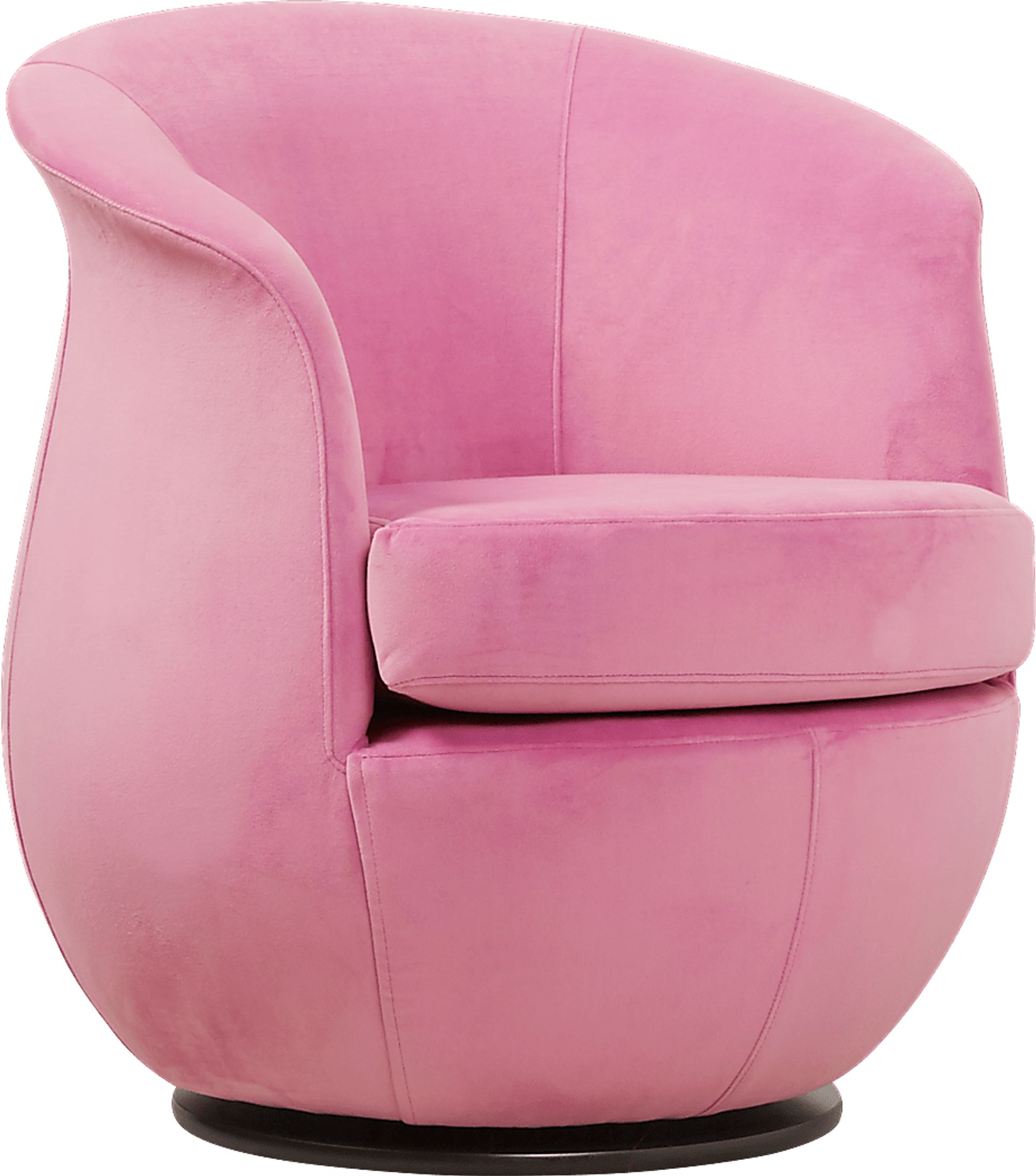 Kids Bella Rose Pink Swivel Chair - Image 1