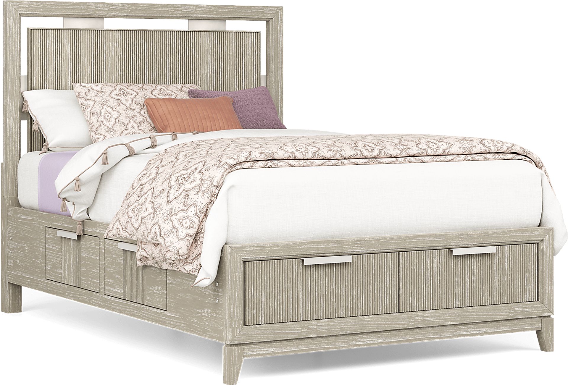 Kids Bellante Jr. 3 Pc Linen Full Storage Bed - Image 1