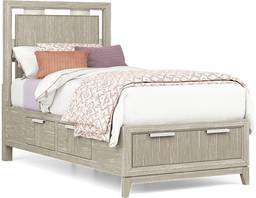 twin storage bed