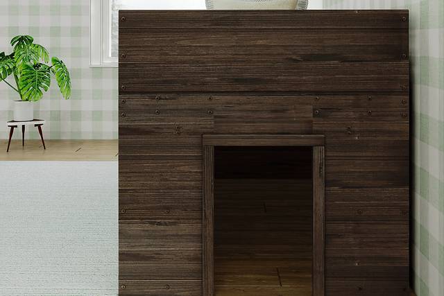 Kids Bellavi Brown Twin Loft Bed with Bookcase - Thumbnail - Image 5