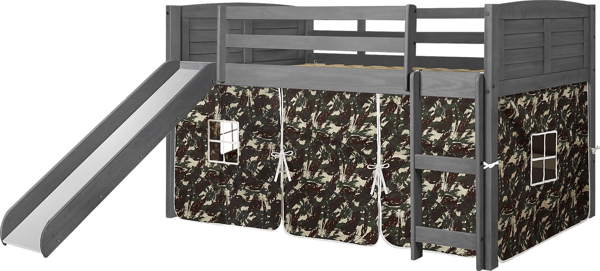 Kids Belleteau Camo Twin Tent Loft Bed - Image 3