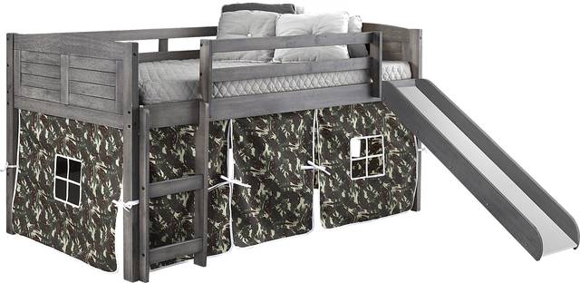 Kids Belleteau Camo Twin Tent Loft Bed - Thumbnail - Image 1