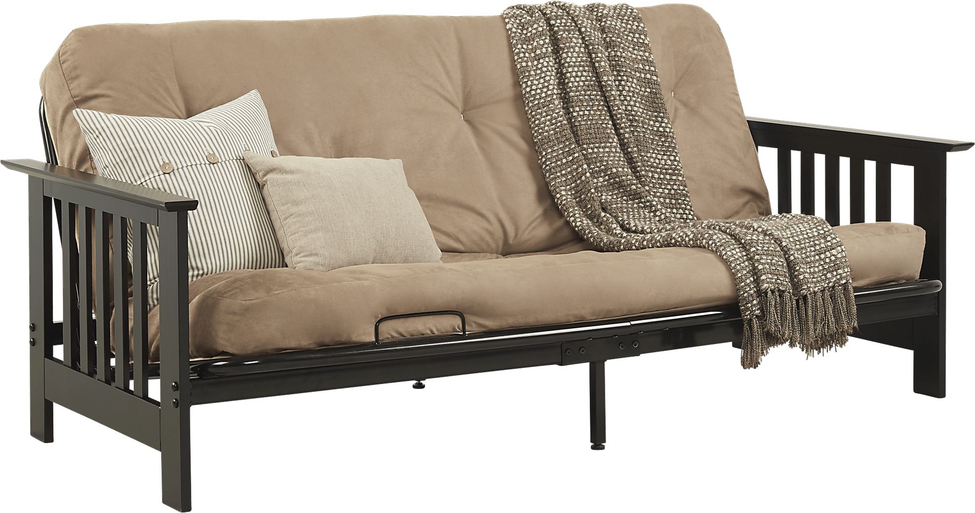 Kids Bellwood Black Futon - Image 1