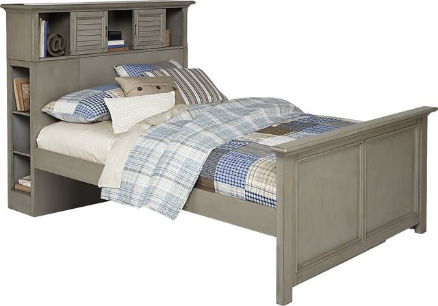 Kids Belmar Gray 5 Pc Twin Bookcase Bedroom - Thumbnail - Image 2
