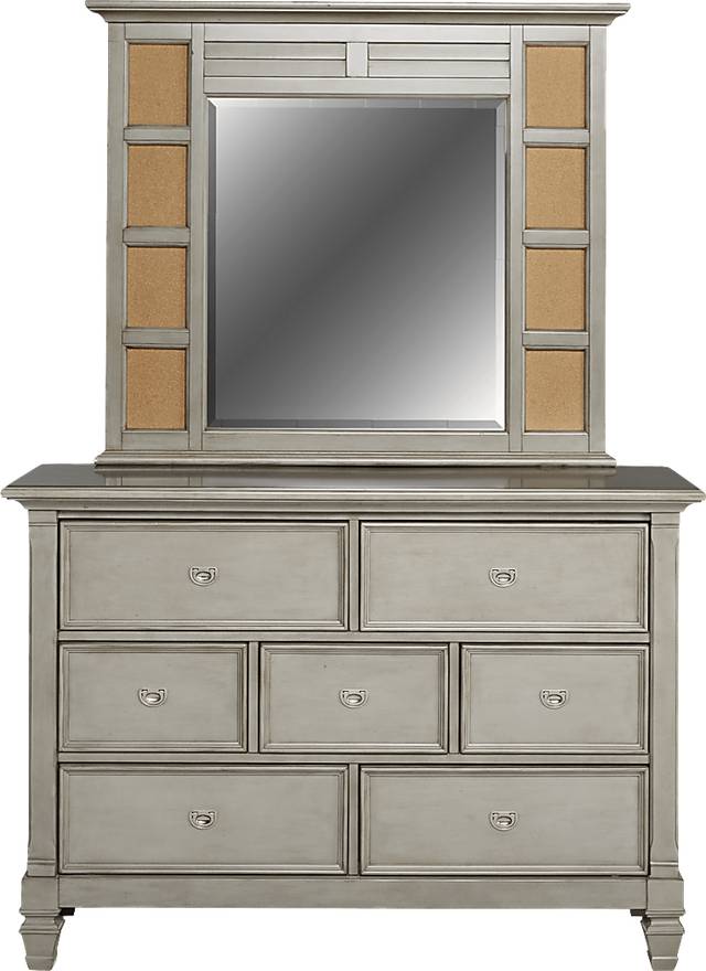 Kids Belmar Gray Dresser & Mirror Set - Thumbnail - Image 1