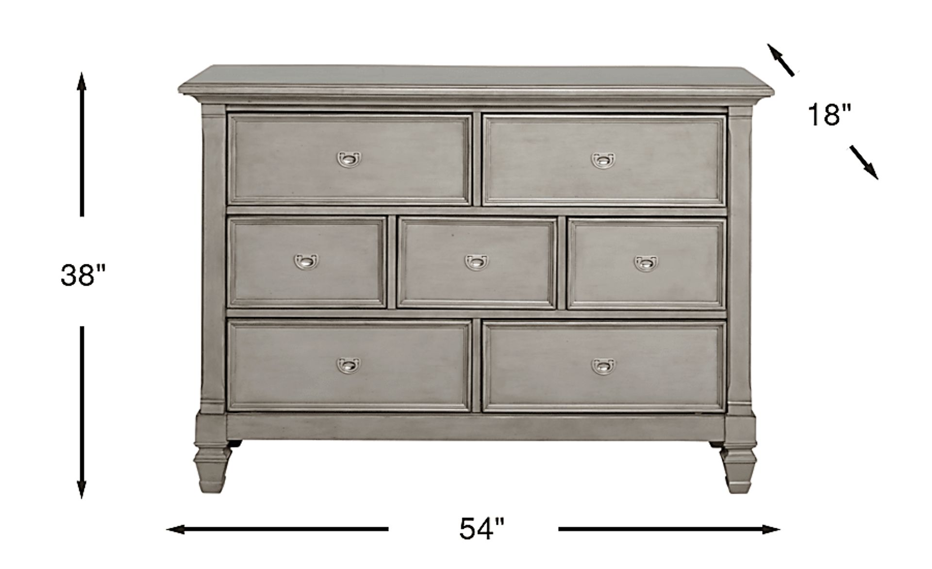 Dimension Image. Please refer to the Dimension Tab on this page for dimension details.