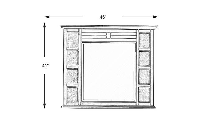 Dimension Image. Please refer to the Dimension Tab on this page for dimension details.