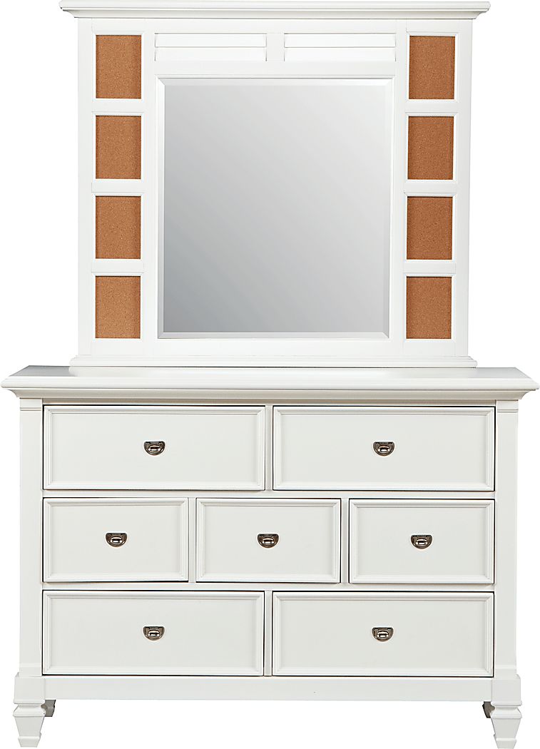 Belmar White Colors,White Dresser Mirror Set | Rooms to Go