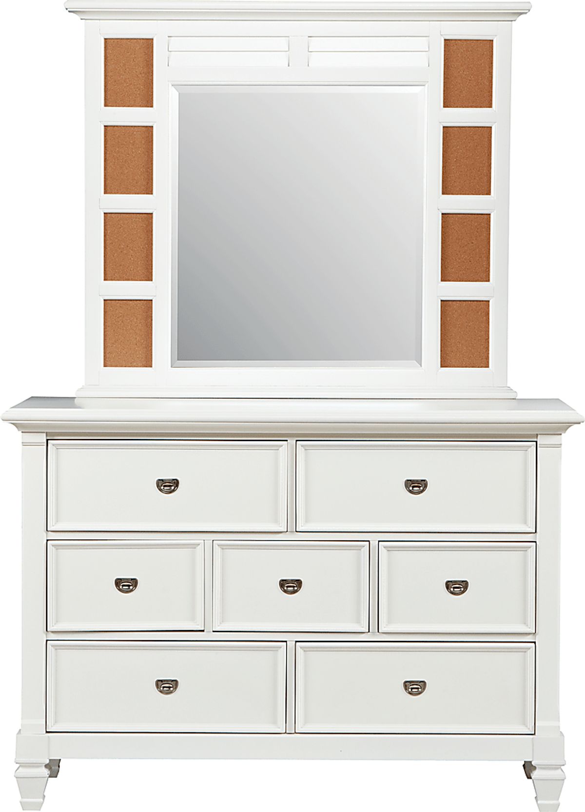 Rooms to go mirrored dresser discount
